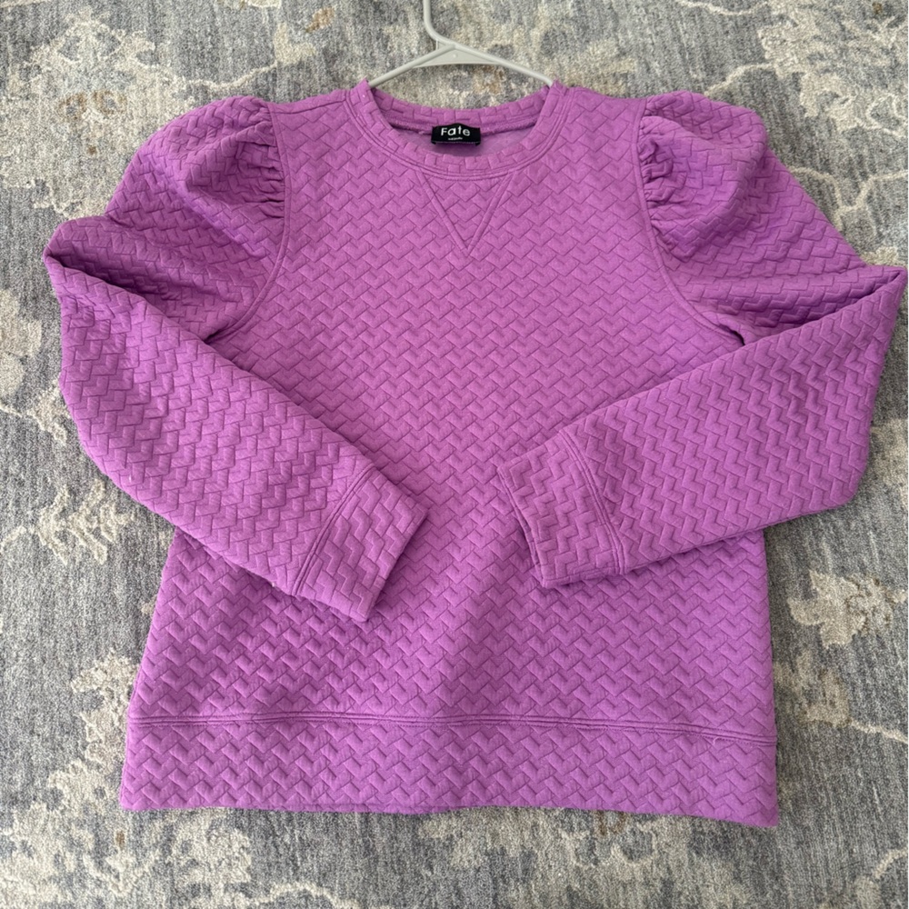 Fate Lavender Knit Top